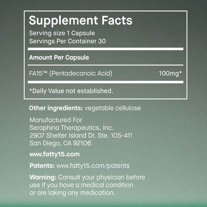 Fatty15 Healthy AgingSupplement